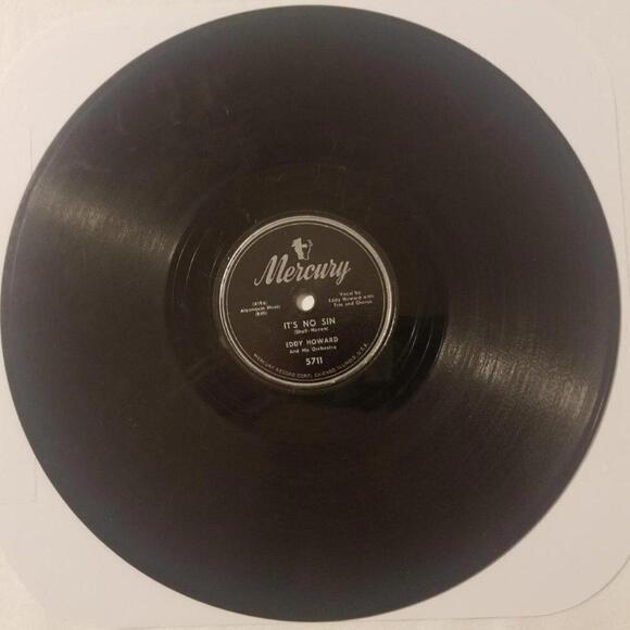 3/$25 Eddy Howard 78 RPM My Wife and I / It’s No Sin Mercury 5711 - Picture 1 of 5